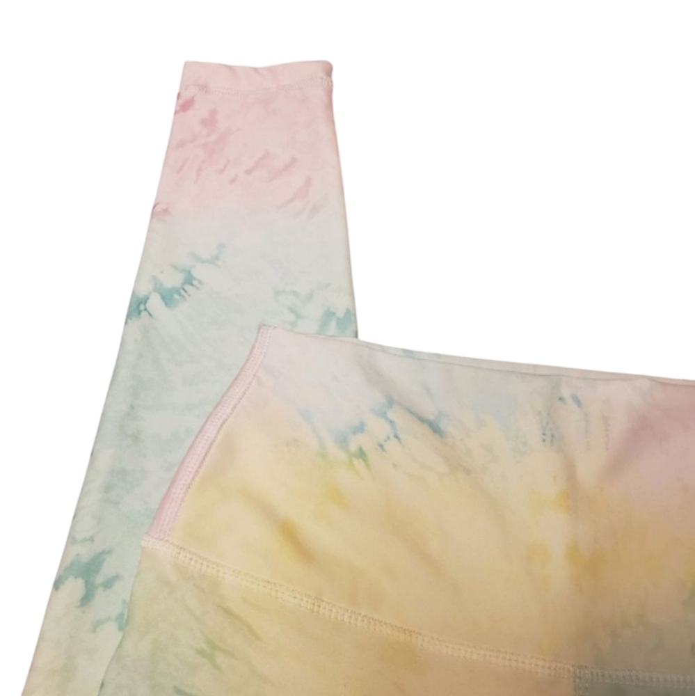 Pastel Tie-Dye Leggings Size XS - Picture 3 of 8